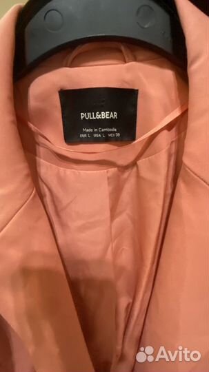 Пиджак pull&bear (розовый)