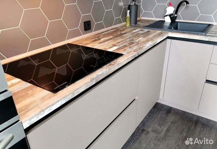 Современная кухня на заказ мдф фасады