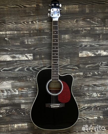 Электроакустическая гитара DG220CE-BK