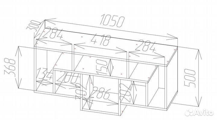 Полка настенная пн 2 (цвета)