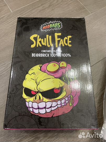 Bearbrick medicom skullface berbrick