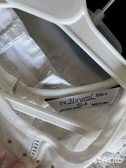 Блузка летняя для девочки Майорал 128