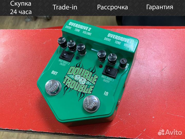 Гитарная педаль OverDrive Double Trouble V2