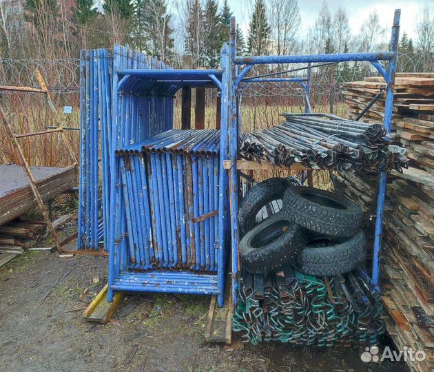 Строительные леса рамные