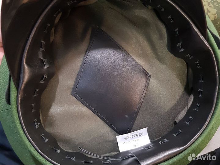 Фуражка офисная зеленая