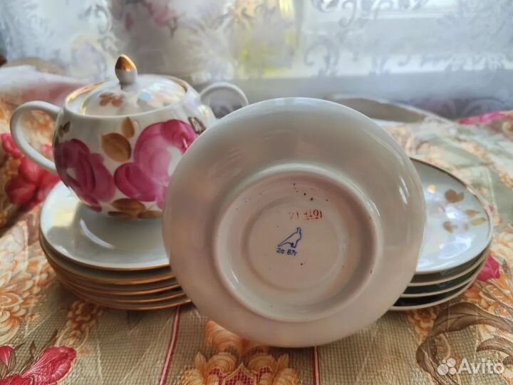 Чайный сервиз дулево агашки в добор, парами