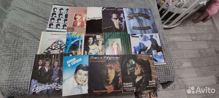 Виниловые пластинки в ассортименте