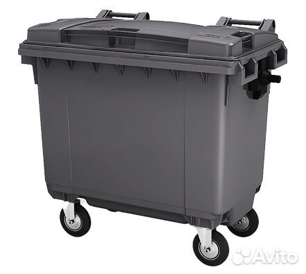 Мусорный контейнер 660л с крышкой