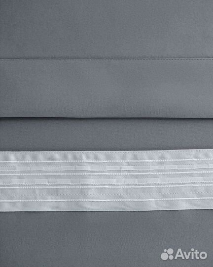 Портьеры блэкаут Марсель Серый шторы