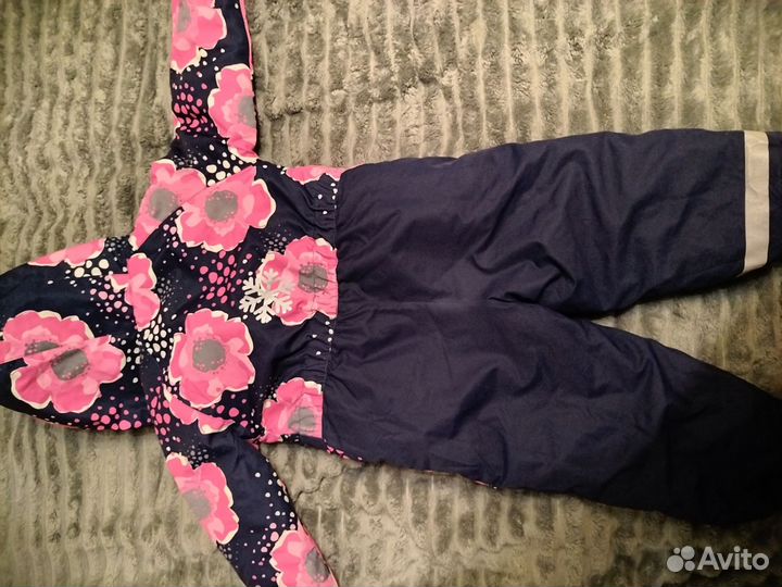 Зимний комбинезон для девочки 98 размер футурино
