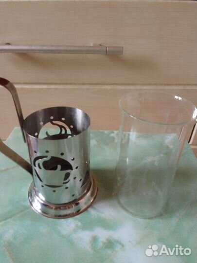 Стакан с подстаканником