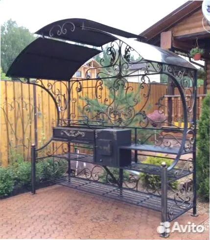 Мангал С печкой под казан