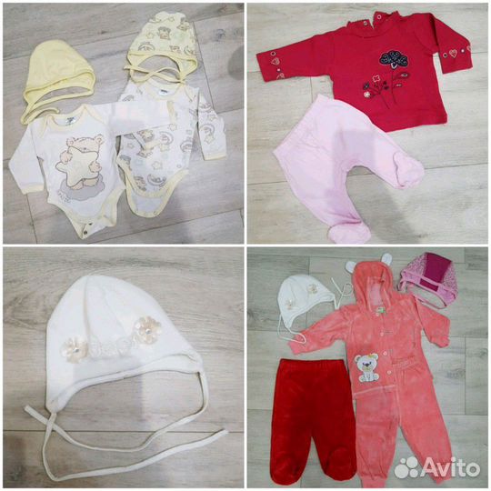 Вещи на девочку р.62-74