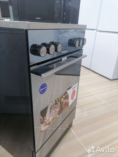 Новая плита hansa черная зеркальная гриль конвекци