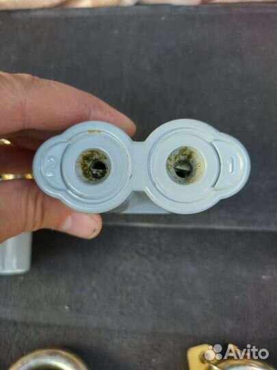 Замок гаражный на две личинки чз 6 ключей