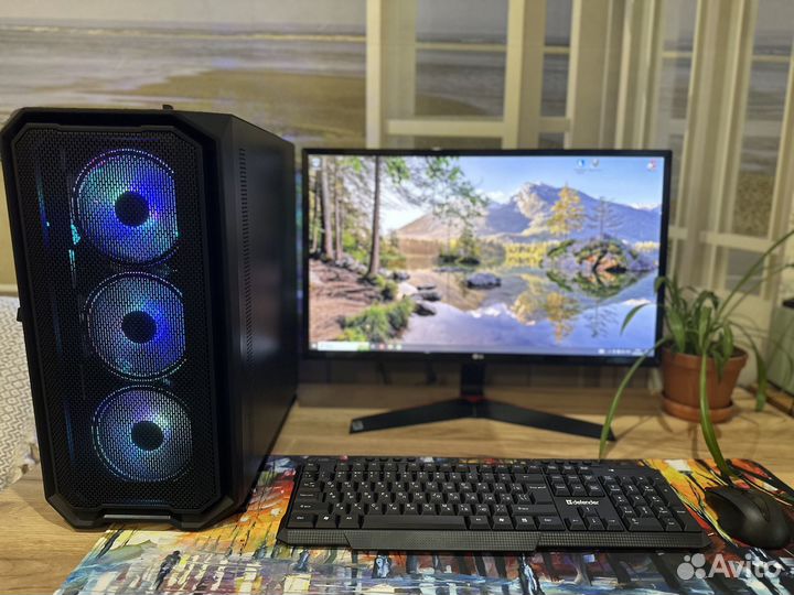 Игровой компьютер Intel i3 10105f/16gb/gtx1050TI