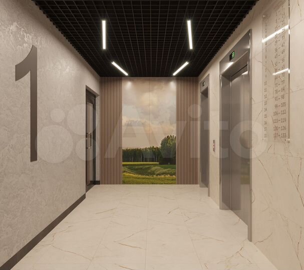 1-к. квартира, 43,7 м², 1/18 эт.