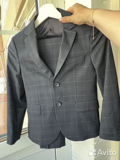 Школьный костюм для мальчика 128 синий