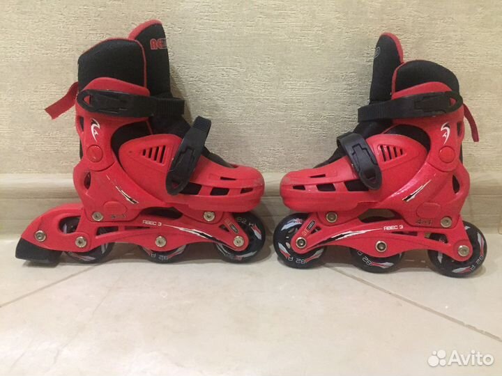 Ролики детские с комплектом защиты