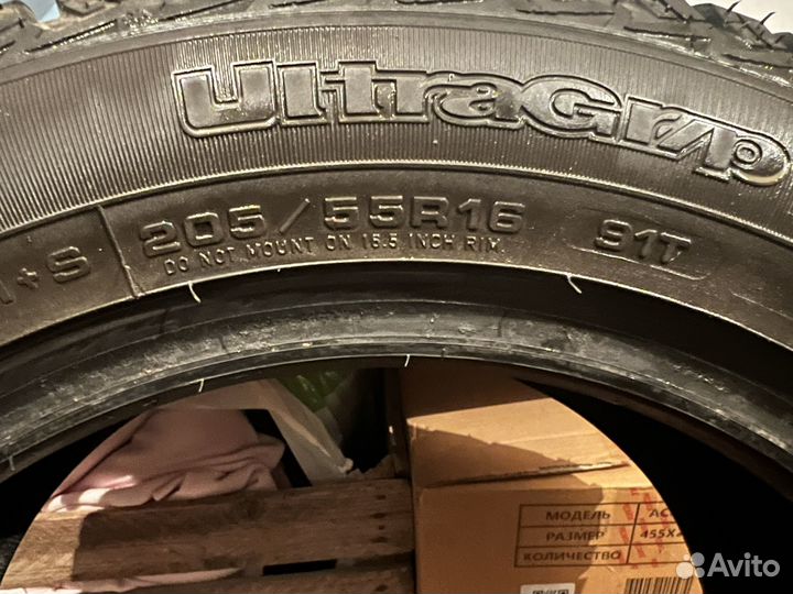 Goodyear UltraGrip Ice+ 205/55 R16 91T