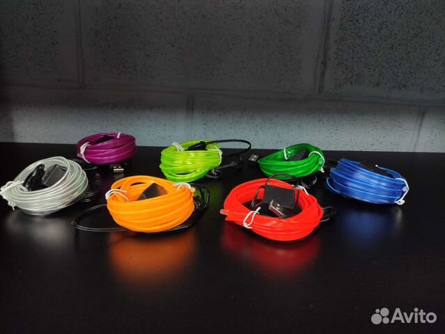Холодный неон 3 метра usb