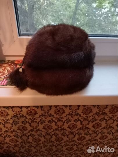 Шапка норковая женская