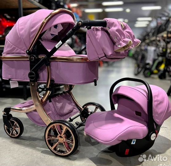 Коляска Luxmom 608 2в1 и 3в1 оригинал