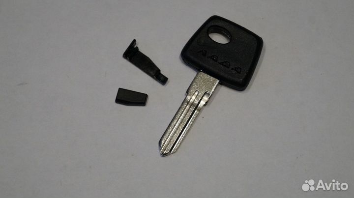 Ключ зажигания с чипом (рабочий) Лада ваз