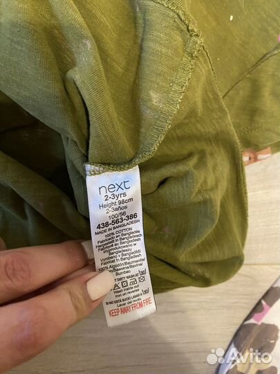 Футболки для девочки 80 86 92