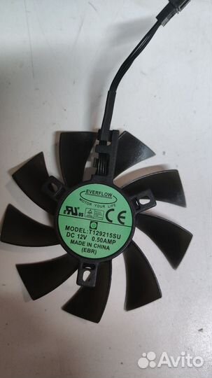 Вентиляторы для видеокарты RX 480 G1 gaming