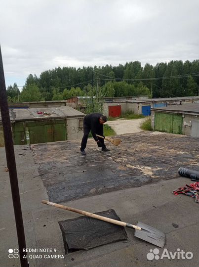 Ремонт кровли гаража