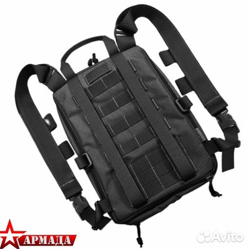 Рюкзак Flat Pack TA FP BK черный (Tornado Airsoft)