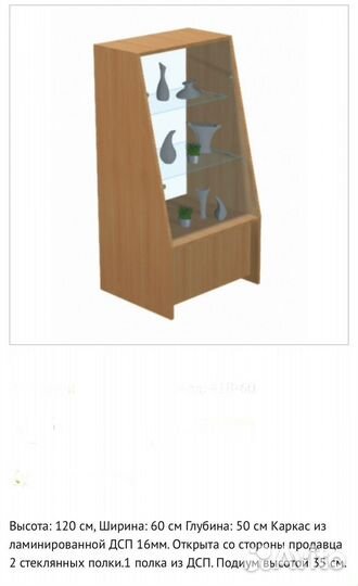 Стеллажи витрины бу