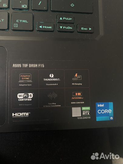 Asus tuf gaming f15