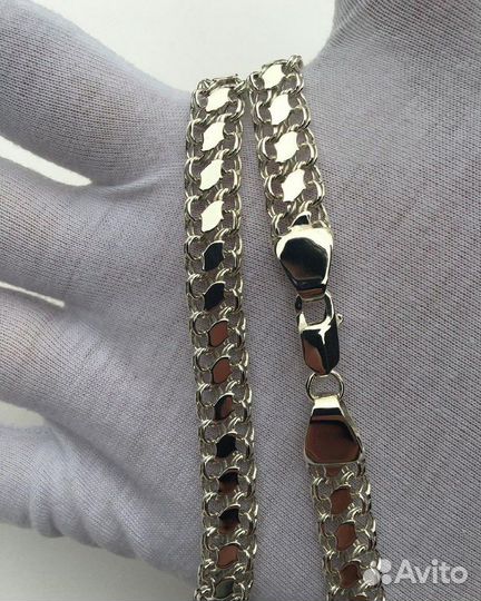 Серебряное колье