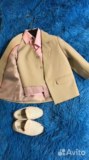 Детский костюм тройка, макосины