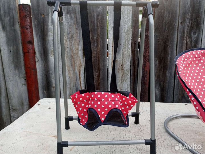 Мебель для куклов, качеля и мини кроватка