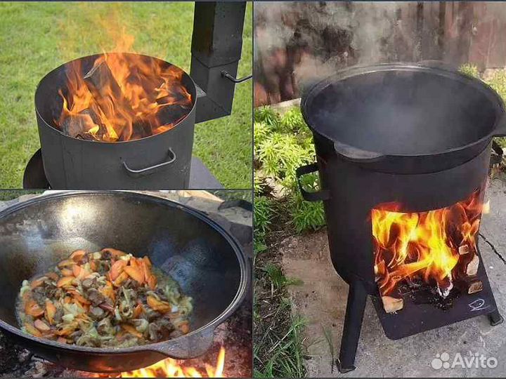 Печка под казан