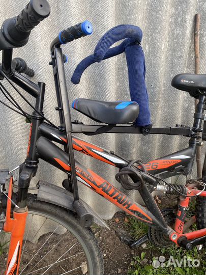 Детское велокресло переднее