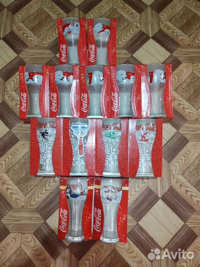 Коллекционные бокалы/стаканы Coca-Cola/Кока-Кола