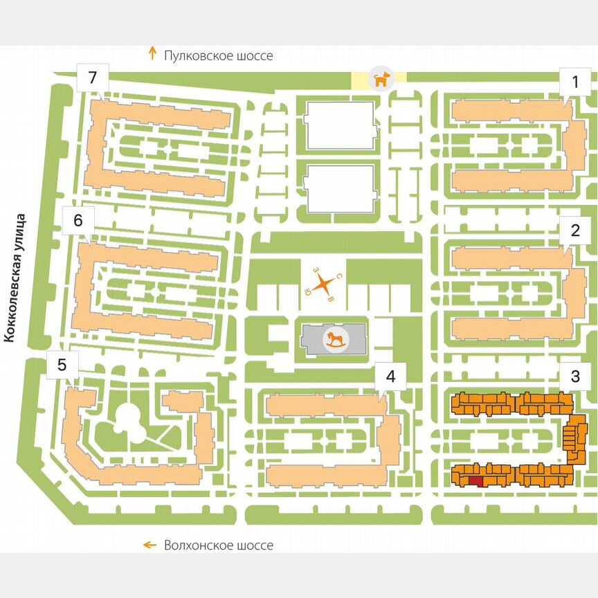 2-к. квартира, 61,4 м², 2/5 эт.