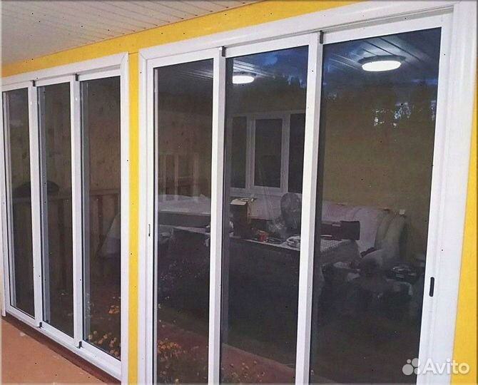 Раздвижные окна на балкон