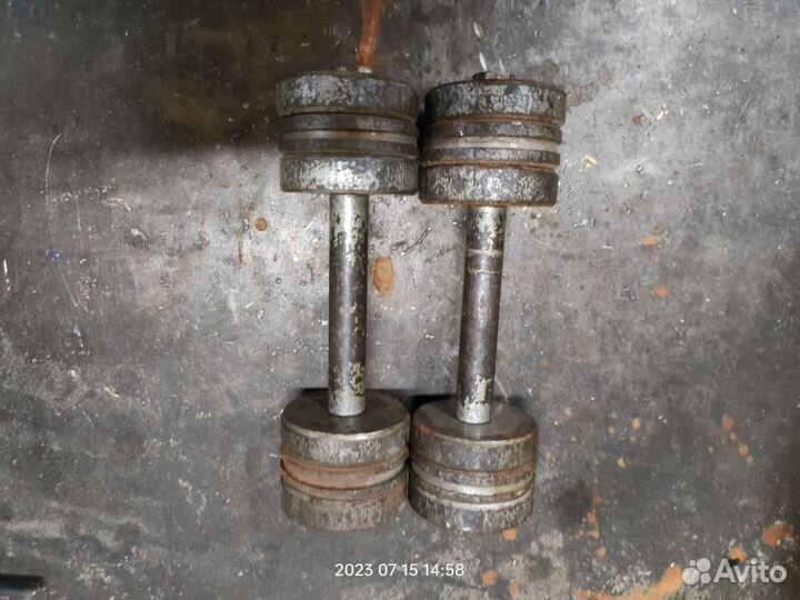 Гантели разборные