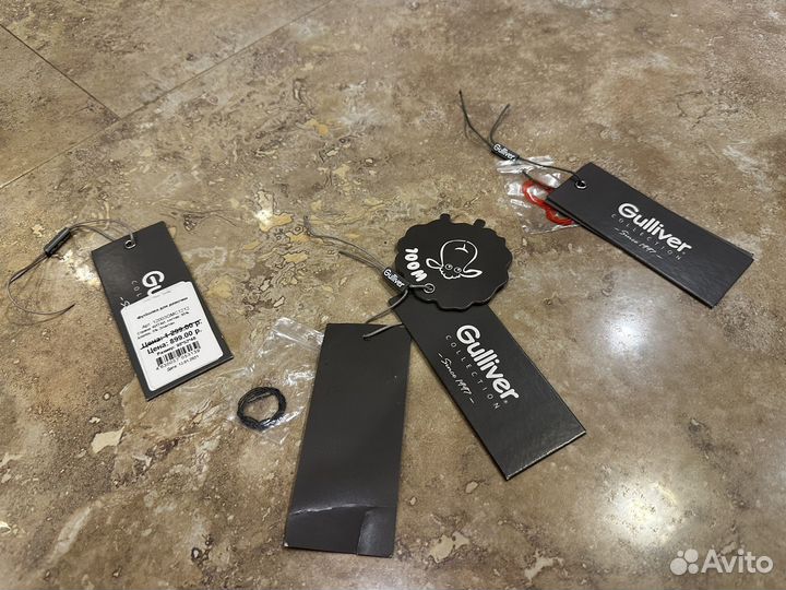 Этикетки бирки от детской одежды Gulliver новые