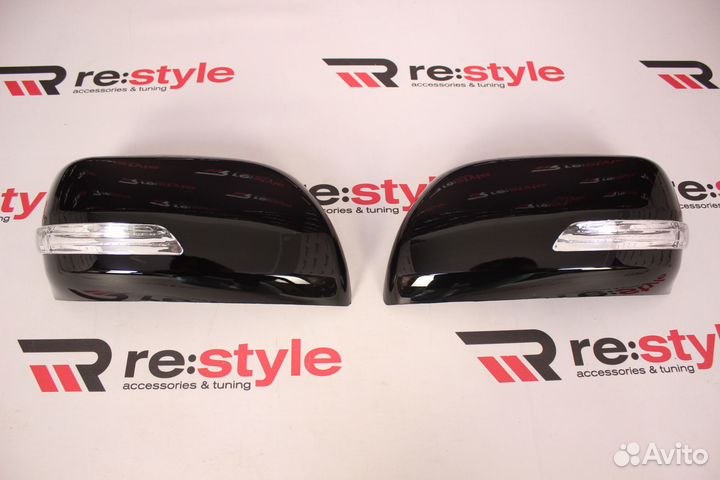 Накладки на зеркала Cruiser 200 08-11г С поворот