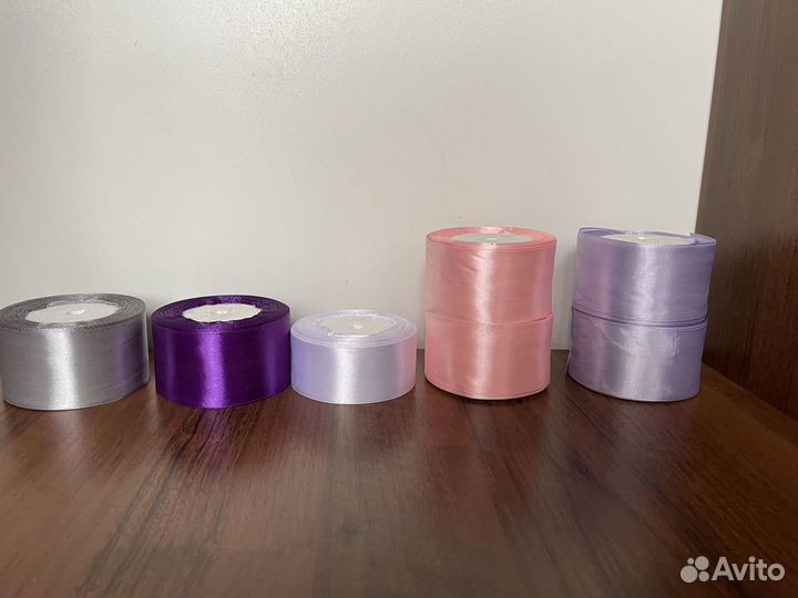 Ленты атласные