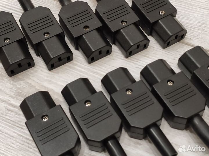 Разъем питания 3pin гнездо C13 на кабель