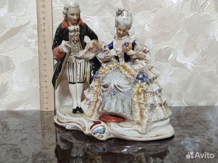 Статуэтка Кавалер с дамой пара Графенталь