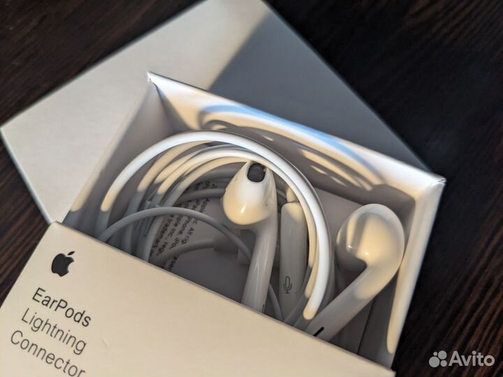 Наушники apple проводные lightning