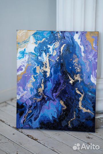 Картина,в технике Fluid Art
